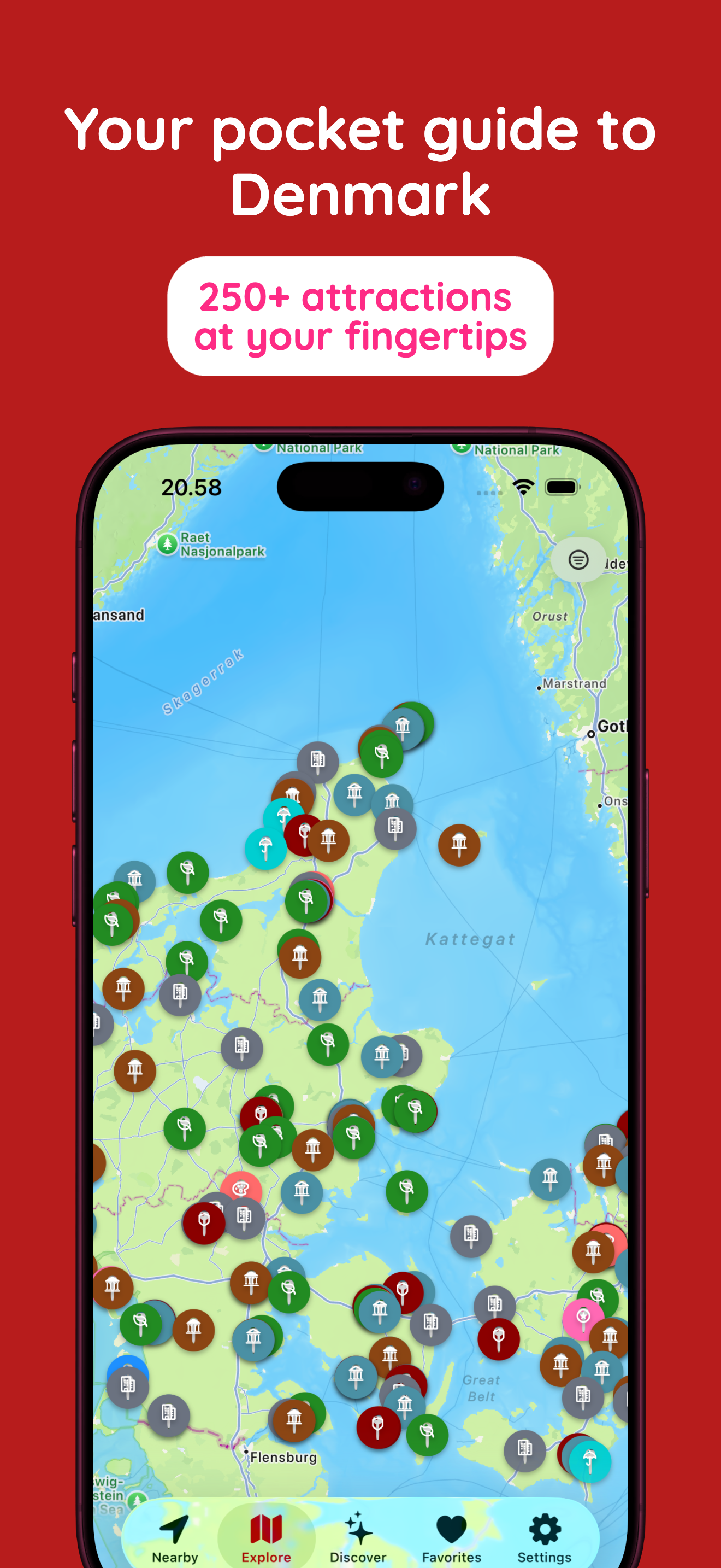 Denmark Guide på iPhone
