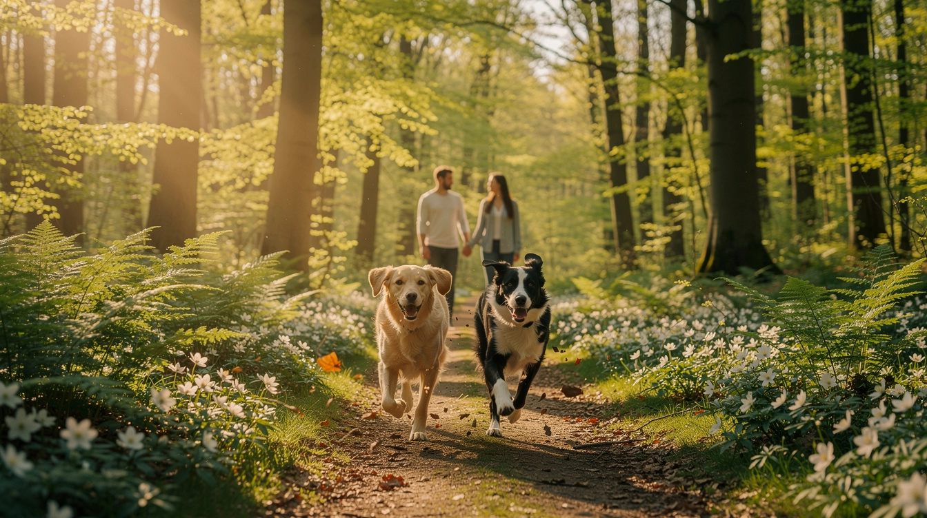 Forårssøndag med hunden: De bedste aktiviteter med hund om foråret