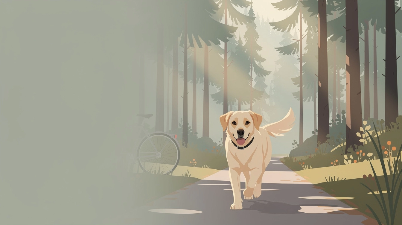 Hund jager cykler? Sådan træner du den fra det