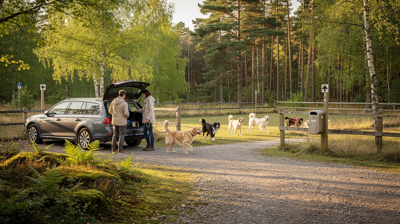 Hundeskov med parkering: Find nem adgang til fritløb i Danmark