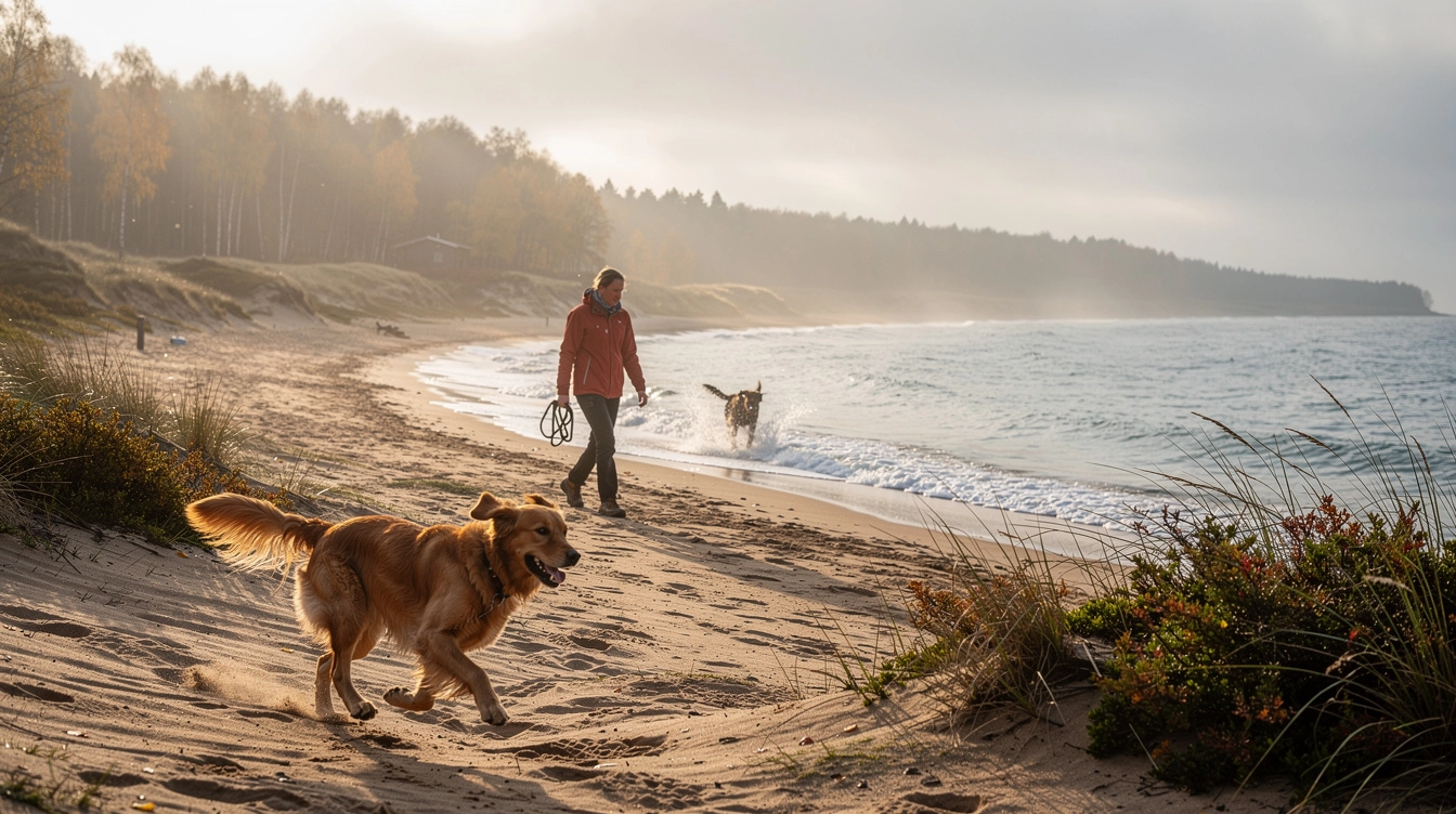 Hundestrand i oktober: Find de bedste steder til fritløb