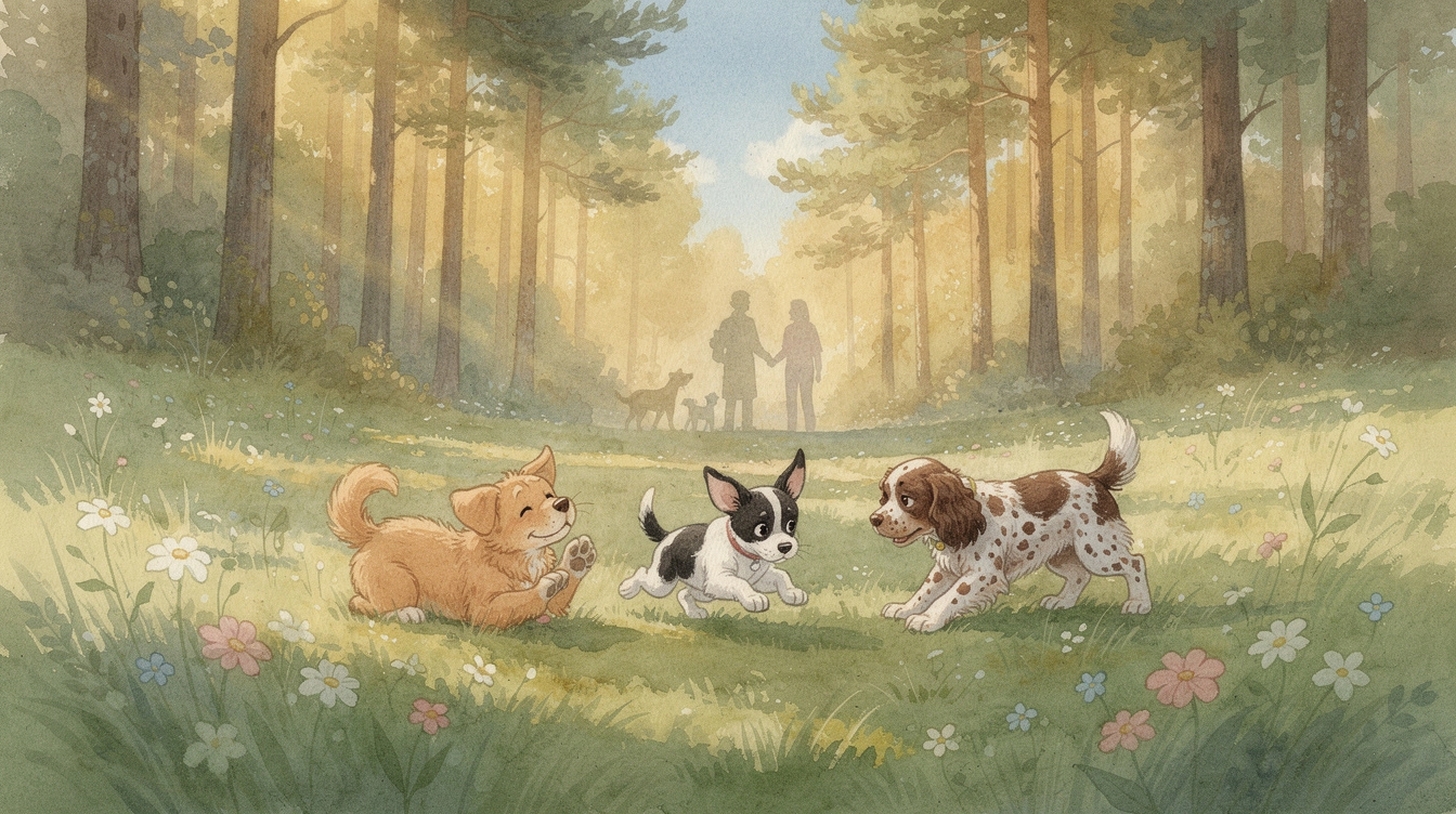 Hvalpesocialisering med andre hunde: En trin-for-trin guide